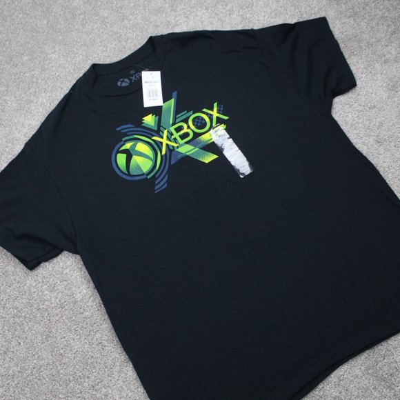 X-Box Promo Shirt NWT Mens XL Black Ripple Junction Cotton S/S Pullover - Picture 5 of 11